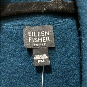 Eileen Fisher Blue Classic Coat